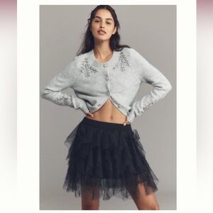 Anthropologie Cheri tulle skirt, new with tags, size L